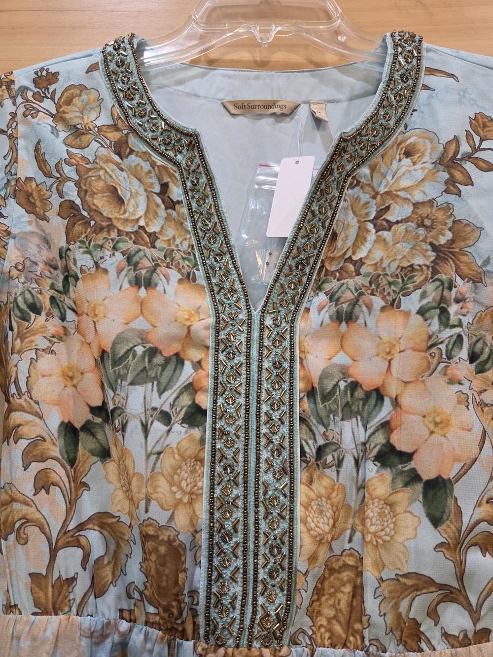 NWT | Soft Surroundings Baroque Maxi Dress | Medium - Picture 4 of 8
